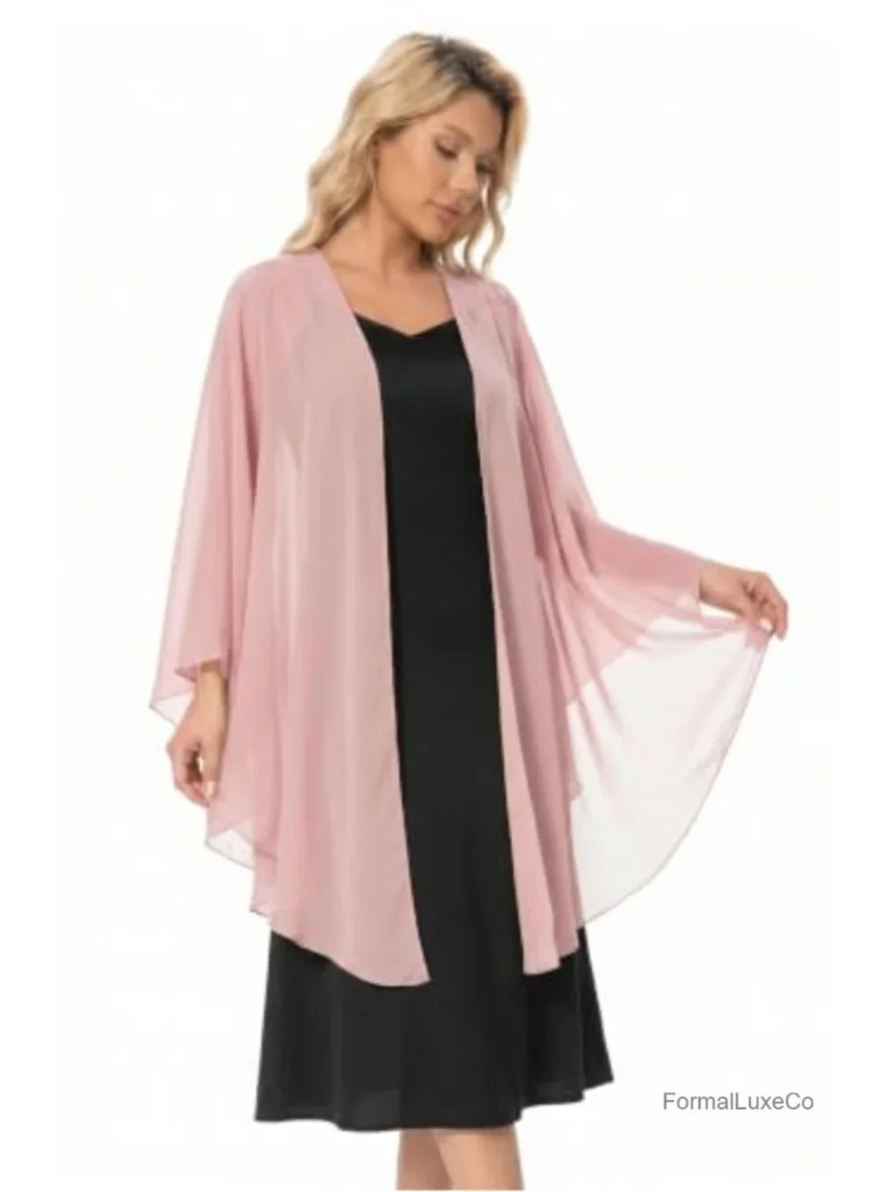 Chiffon Shawl Wrap for Evening Dress Elegant Pashmina Wedding Bridal Scarf